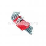 Набор Г-образных ключей TORX 9 шт, Т10-Т50, Cr-V, Small INTERTOOL HT-0607